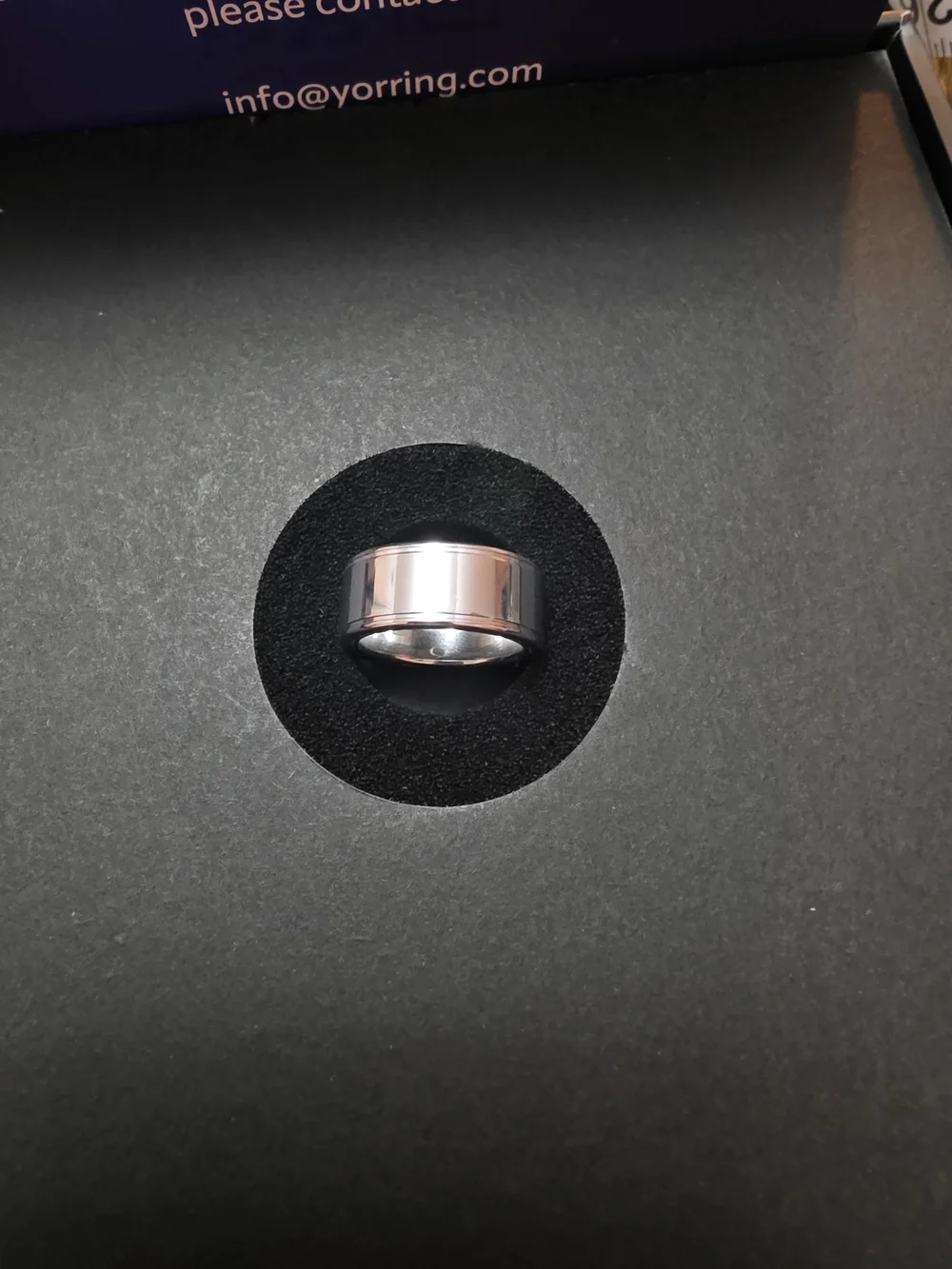 YOR Silver Smart Ring Size 6